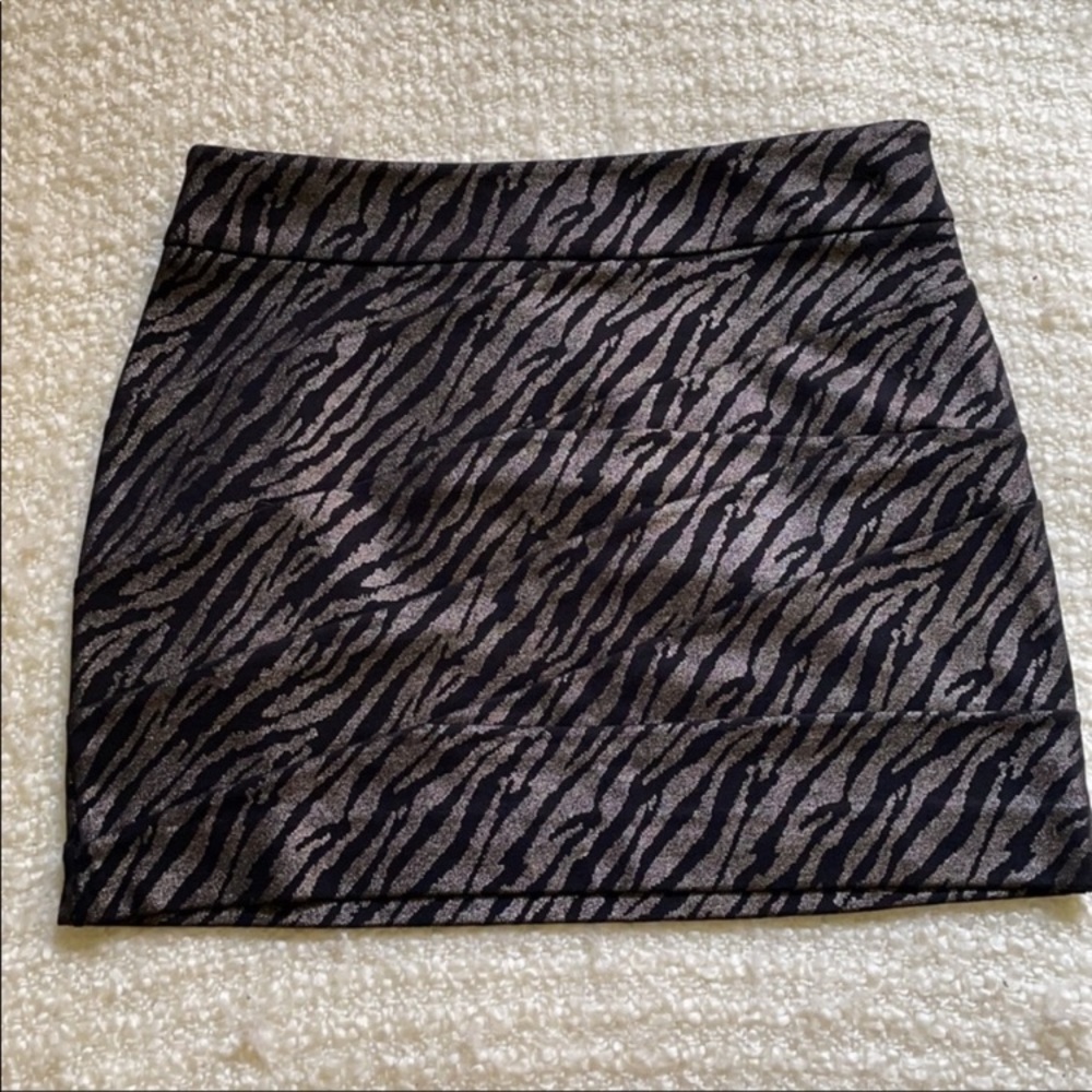 💕NWT EXPRESS SIZE 00 SHIMMER MINI SKIRT